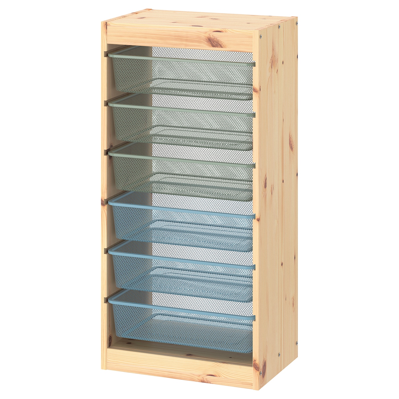 Шкаф для хранения - TROFAST IKEA/ ТРУФАСТ ИКЕА,  44x30x91 см, бежевый