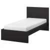 Каркас кровати - IKEA MALM/LINDBАDEN/LINDBÅDEN, 90х200 см, черно-коричневый МАЛЬМ/ЛИНДБАДЕН ИКЕА