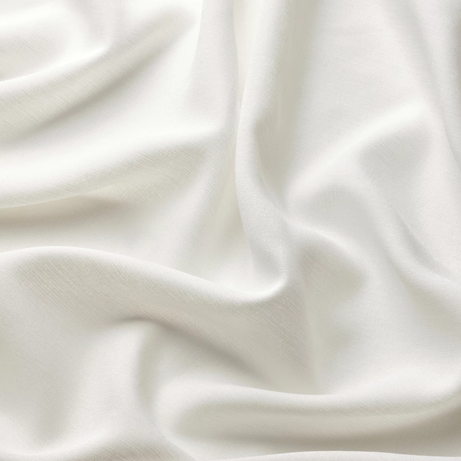 Гардина, 2 шт. - IKEA ROSENROBINIA, 300х145 см, белый, РОСЕНРОБИНИЯ ИКЕА (изображение №2)