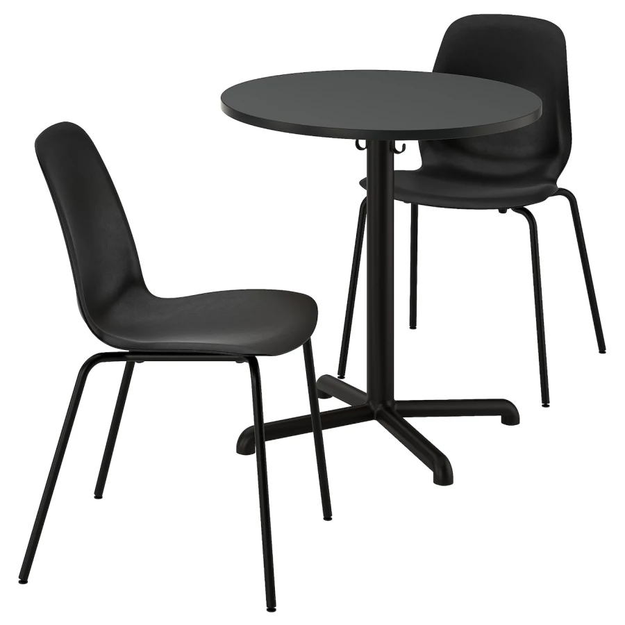 STENSELE / LIDÅS Стол и 2 стула ИКЕА (изображение №1)