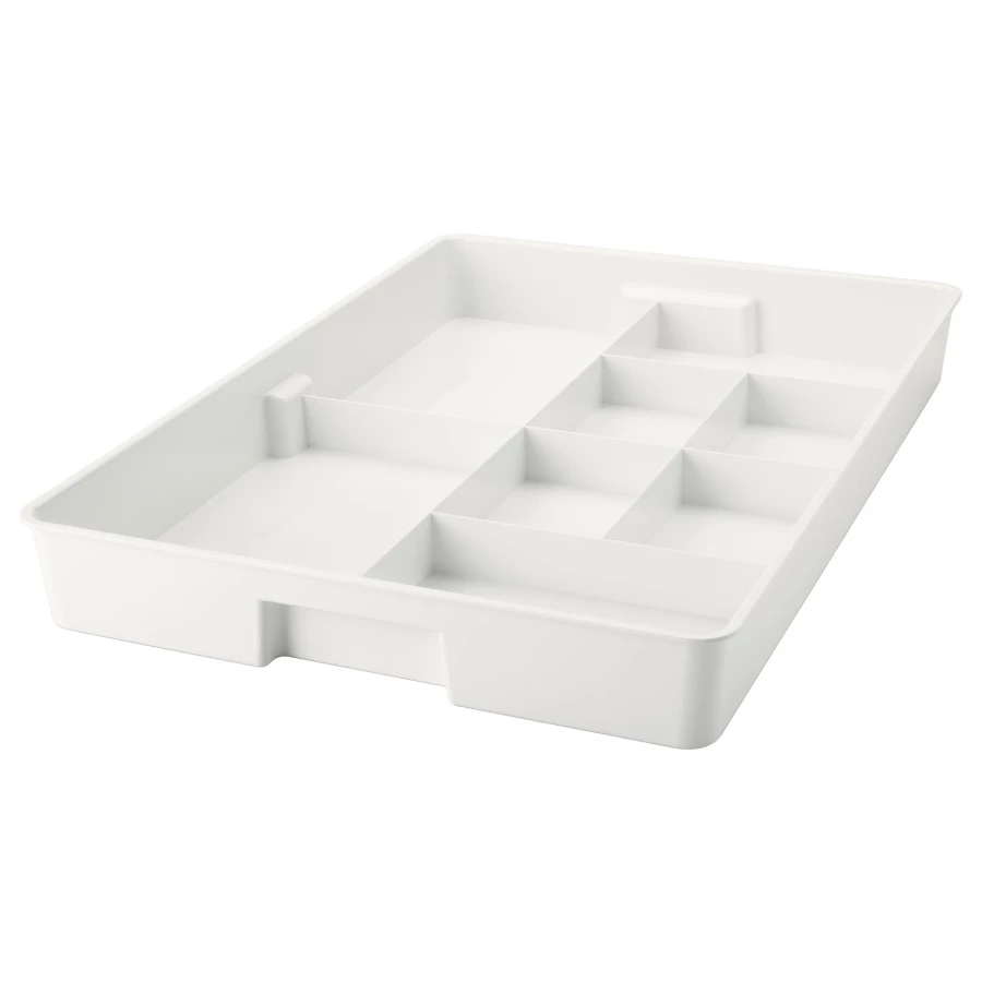 Лоток для столовых приборов - IKEA KUGGIS, 53х36 см, белый, КУГГИС ИКЕА (изображение №1)