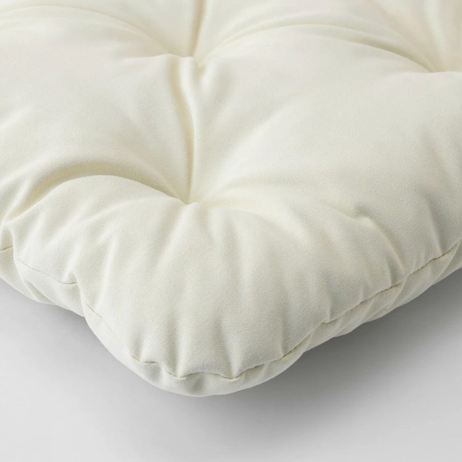 Подушка на стул  - KUDDARNA IKEA/ КУДДАРНА ИКЕА, 36х32 см,  белый (изображение №3)