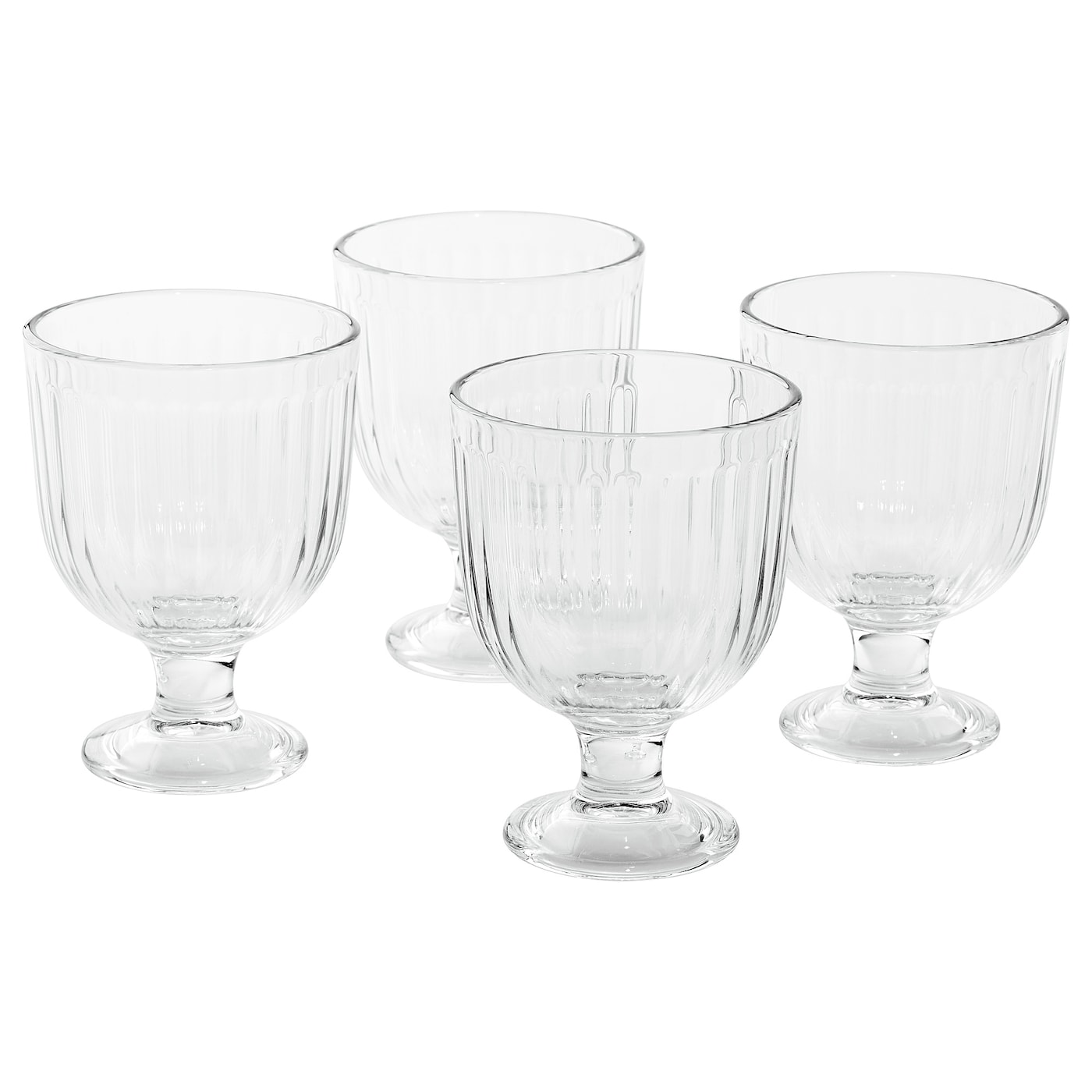 Набор бокалов для вина, 4 шт. - IKEA VARDAGEN, 280 мл, прозрачное стекло, ВАРДАГЕН ИКЕА