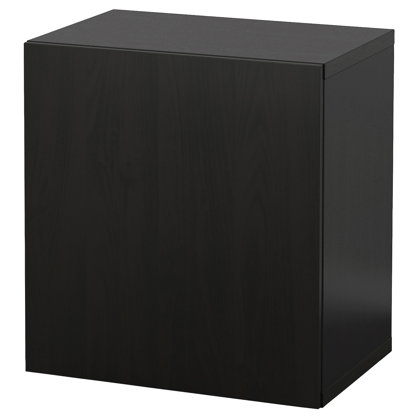 Навесной шкаф - IKEA BESTÅ/BESTA, 60x42x64 см, черный, БЕСТО ИКЕА