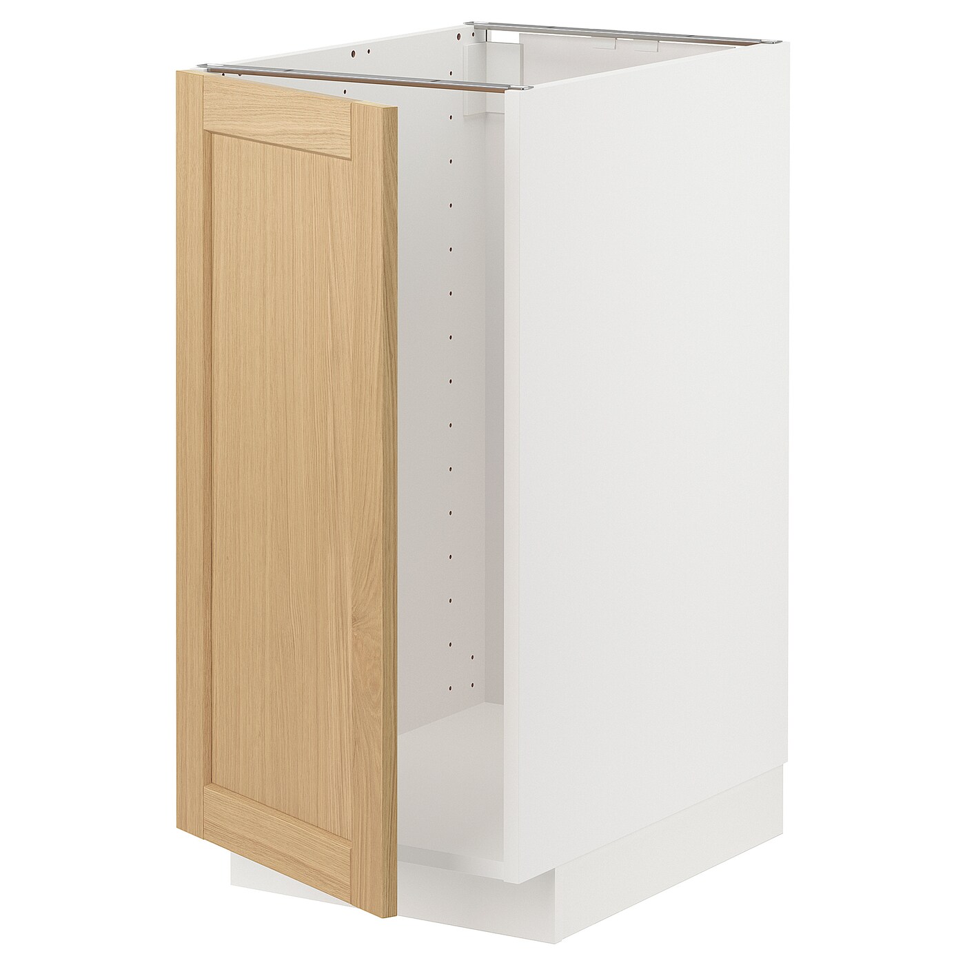 Напольный шкаф - METOD IKEA/ МЕТОД ИКЕА,  40х60 см, белый/под беленый дуб