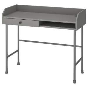 Письменный стол с ящиком - IKEA HAUGA, 100х45.3 см, белый, ХАУГА ИКЕА
