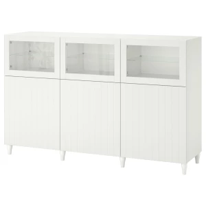 Комбинация для хранения - IKEA BESTÅ/BESTA/БЕСТА/БЕСТО ИКЕА, 180x42x112 см, белый