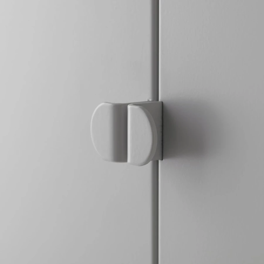 Комбинация для хранения - LIXHULT IKEA/ ЛИКСГУЛЬТ ИКЕА, 92х95 см, черный/серый (изображение №3)