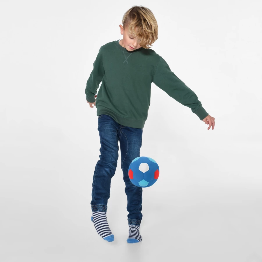 Плюшевая игрушка мяч - IKEA SPARKA/СПАРКА ИКЕА, разноцветный (изображение №2)