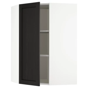 METOD Навесной шкаф - METOD IKEA/ МЕТОД ИКЕА, 100х68 см, белый/черный