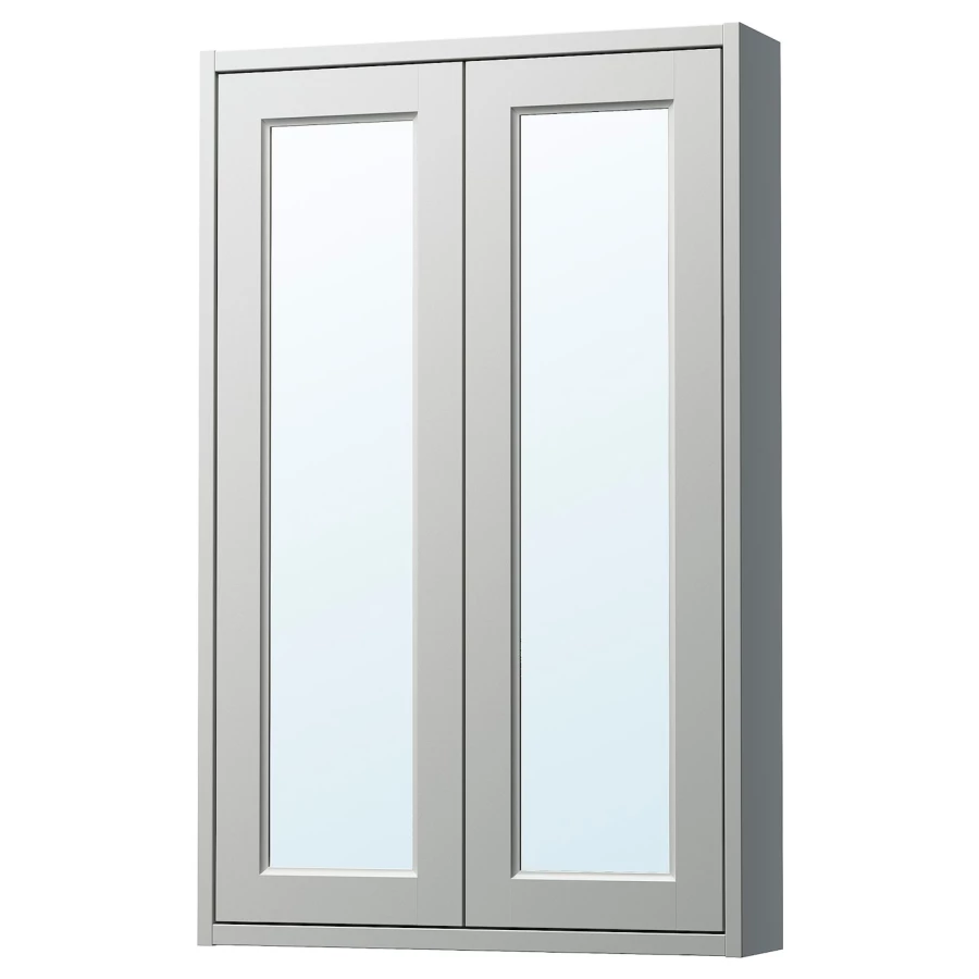 Зеркальный шкаф - TÄNNFORSEN / TАNNFORSEN IKEA/ ТАННФОРСЕН ИКЕА, 60х15х95 см, серый (изображение №1)