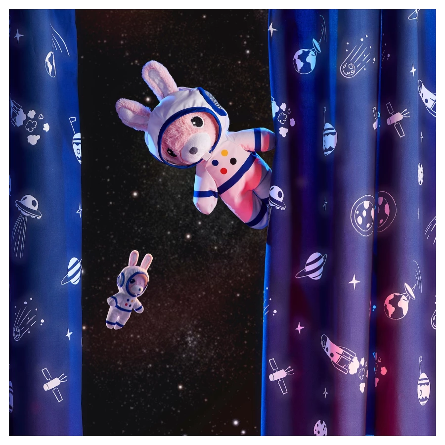 Плюшевый космонавт в скафандре - IKEA AFTONSPARV/АФТОНСПАРВ ИКЕА, разноцветный (изображение №9)
