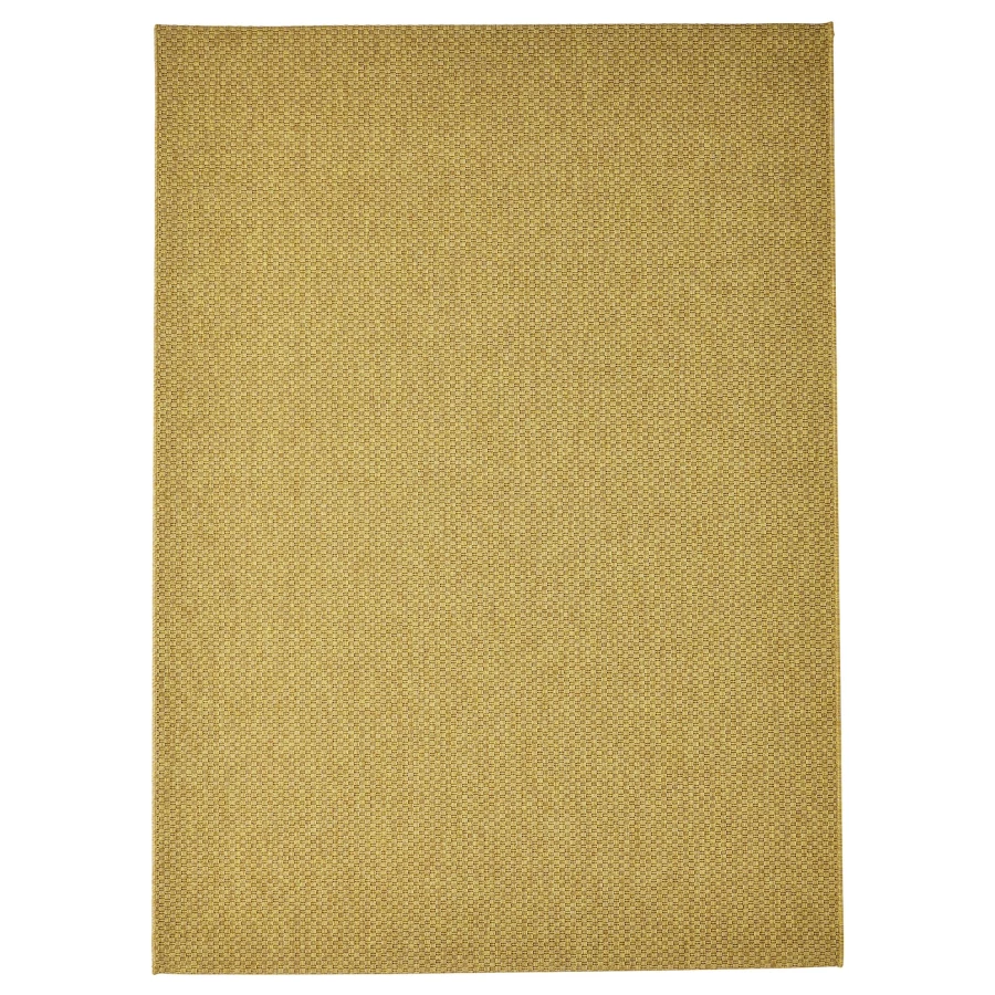 Текстильный ковер для дома и улицы - IKEA MORUM/МОРУМ ИКЕА, 230х160 см, желтый (изображение №1)