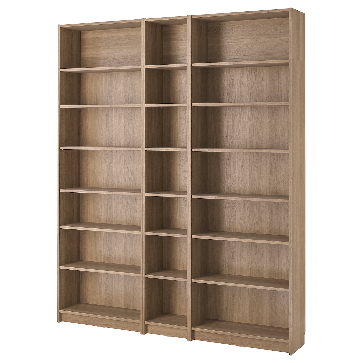 Книжный шкаф -  BILLY IKEA/ БИЛЛИ ИКЕА, 200х28х237 см,  под беленый дуб