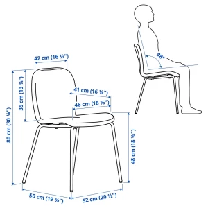 Второе фото. IKEA SKÅLSTA Стол и 4 стула ИКЕА