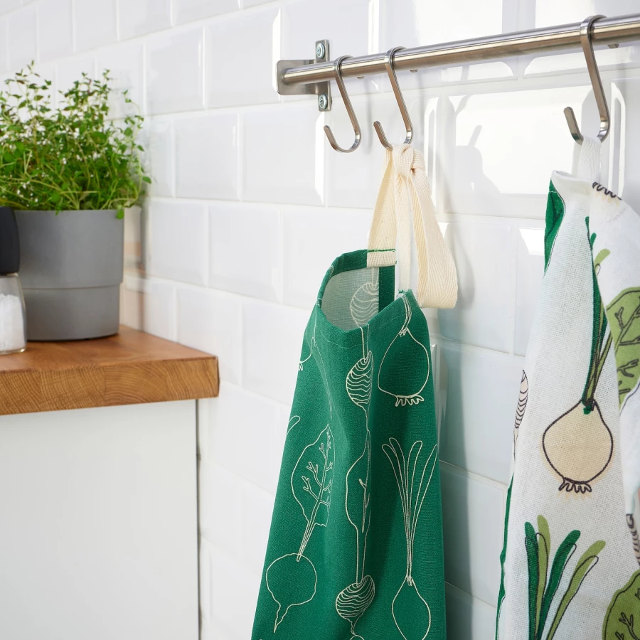 Кухонный фартук - IKEA TORVFLY, 90х68 см, зеленый, ТОРВФЛЮ ИКЕА (изображение №5)