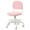 Стул детский - IKEA VIMUND/ВИМУНД ИКЕА, 86х62 см, белый/розовый