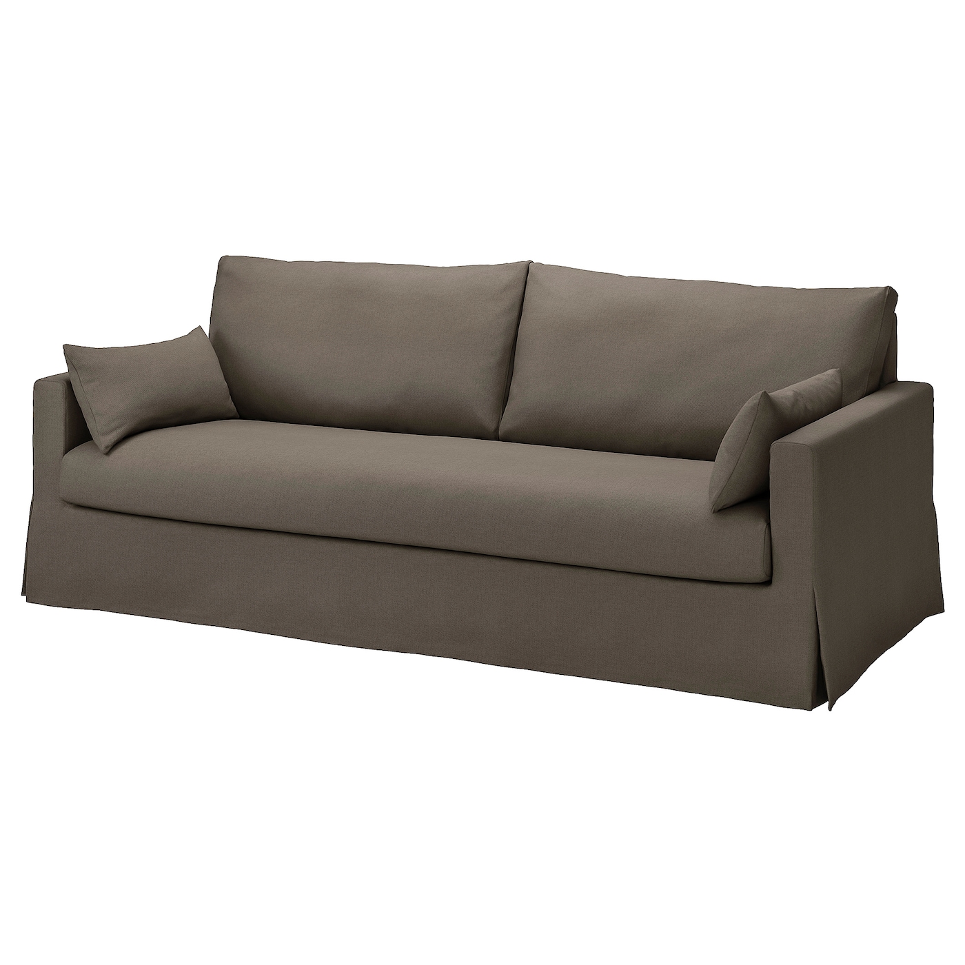Чехол на 3-местный диван - HYLTARP IKEA/ ХУЛТАРП ИКЕА, коричневый