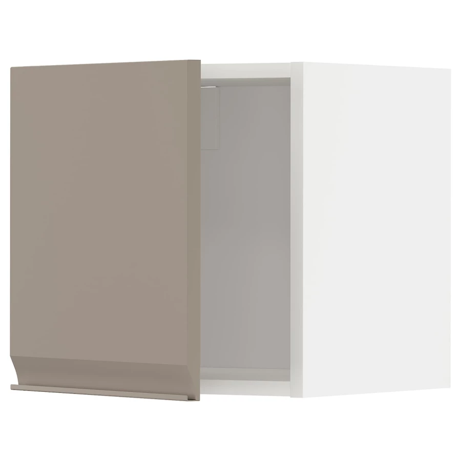 Навесной шкаф - METOD IKEA/ МЕТОД ИКЕА, 40х40 см, белый/светло-коричневый (изображение №1)