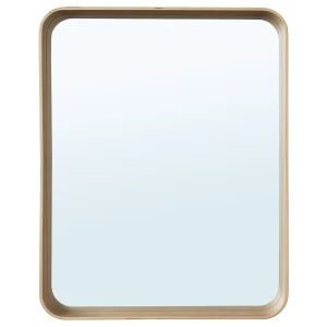 Зеркало настенное - IKEA DVÄRGSYREN/ДВЭРДЖСИРЕН ИКЕА, 50х40 см, светло-коричневый