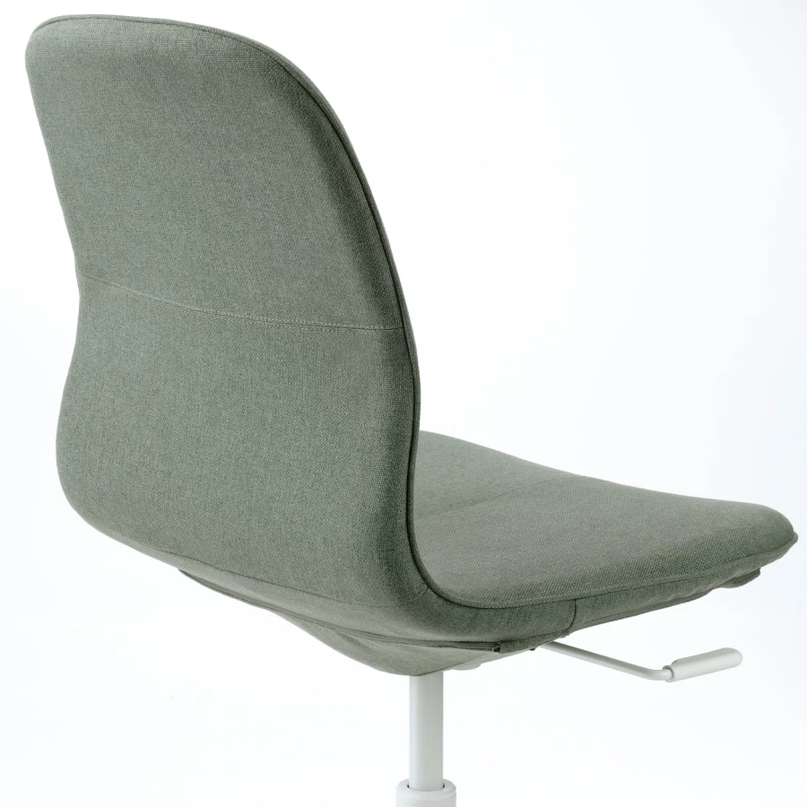 Офисный стул - IKEA LÅNGFJÄLL/LANGFJALL, 68x68x92см, зеленый, ЛОНГФЬЕЛЛЬ ИКЕА (изображение №4)