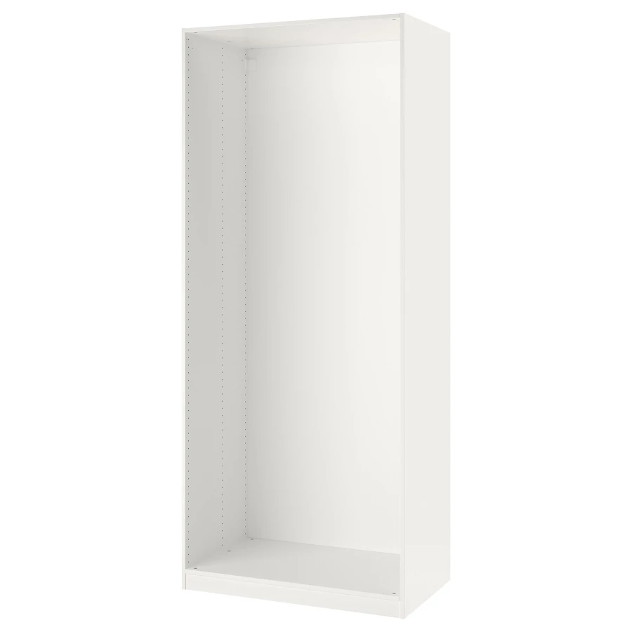 Каркас гардероба - IKEA PAX, 100x58x236 см, белый ПАКС ИКЕА (изображение №1)
