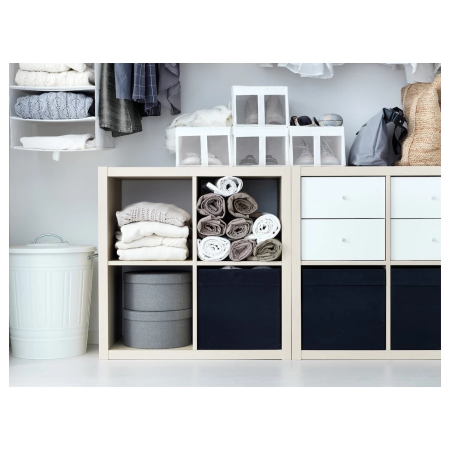 Коробка -  DRÖNA/ DRОNA IKEA/ ДРЕНА ИКЕА, 33х33 см, черный (изображение №6)