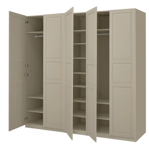 Гардеробная комбинация - IKEA PAX/TYSSEDAL / ПАКС/ТИССЕДАЛЬ ИКЕА, 236x250x60 см ,бежевый