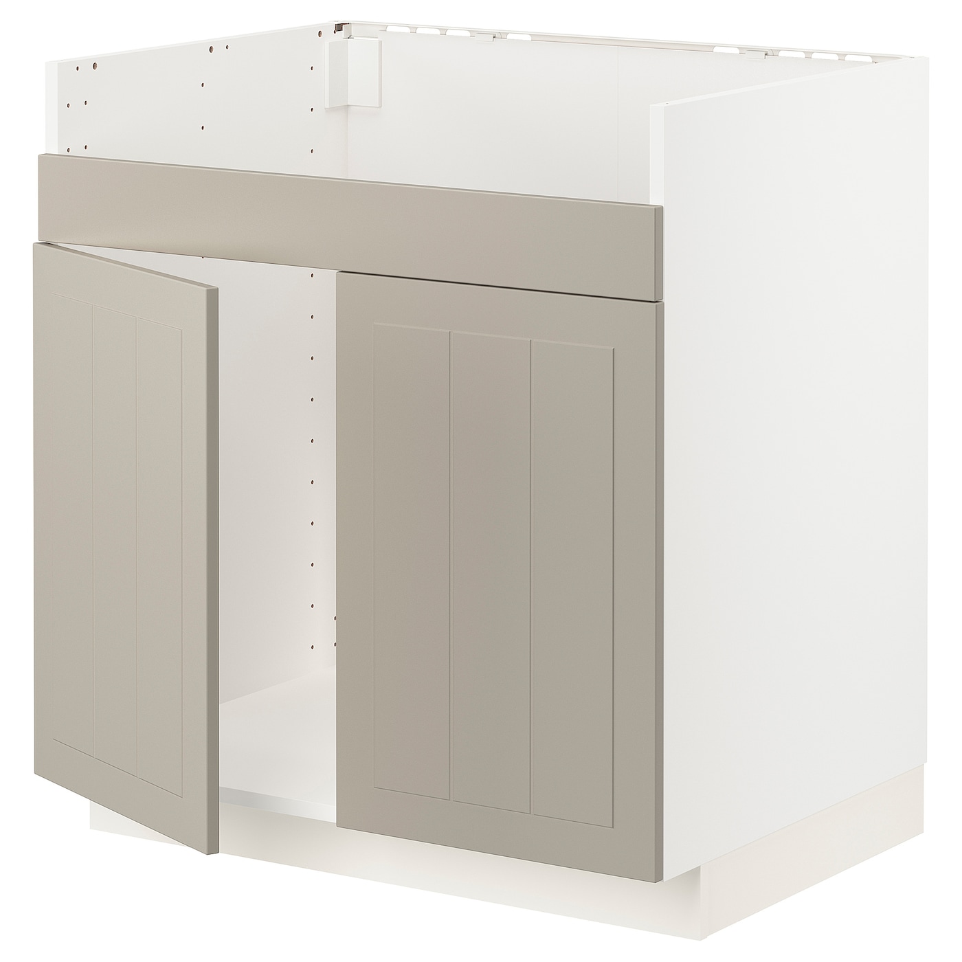 Шкаф под раковину - METOD / HAVSEN  IKEA/ МЕТОД/ХАВСЕН/ИКЕА, 88х80 см, белый/бежевый