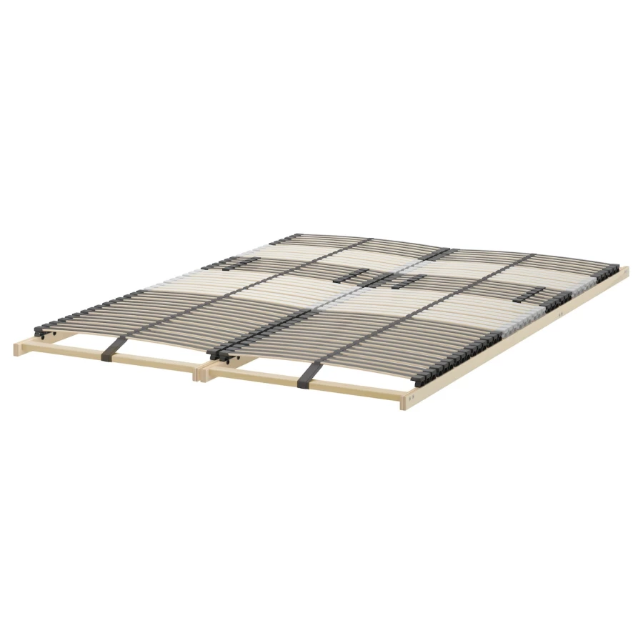 Каркас кровати - IKEA MALM, 200х140 см, черно-корчневый, МАЛЬМ ИКЕА (изображение №2)