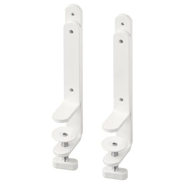 Крепления для перфорированной доски  - SKÅDIS / SKАDIS IKEA/ СКОДИС ИКЕА,  18х2 см, белый