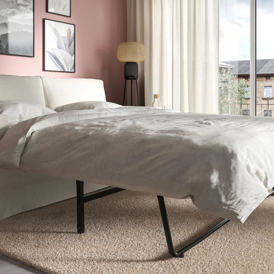 2-местный диван - IKEA HYLTARP, 93x182см, белый, ХИЛТАРП ИКЕА (изображение №5)
