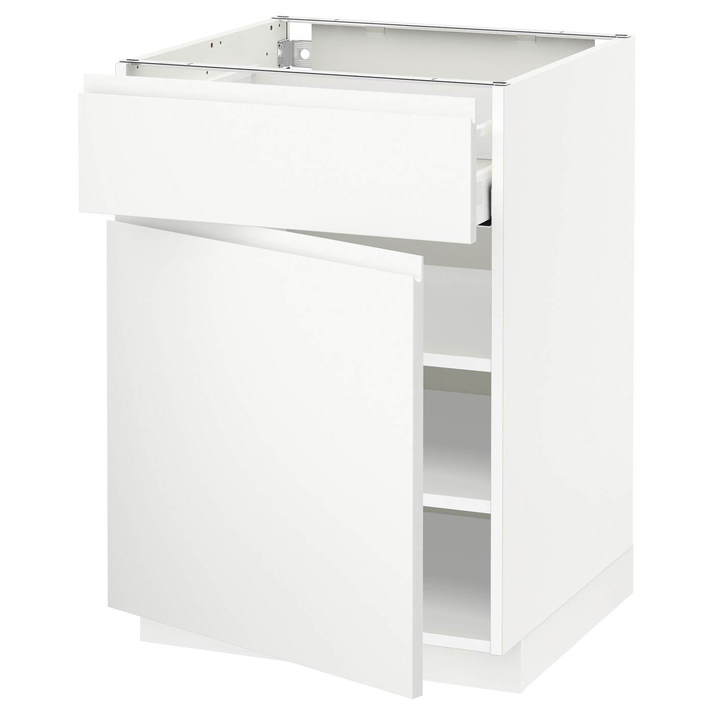 Напольный шкаф - IKEA METOD MAXIMERA, 88x60x62см, белый, МЕТОД МАКСИМЕРА ИКЕА
