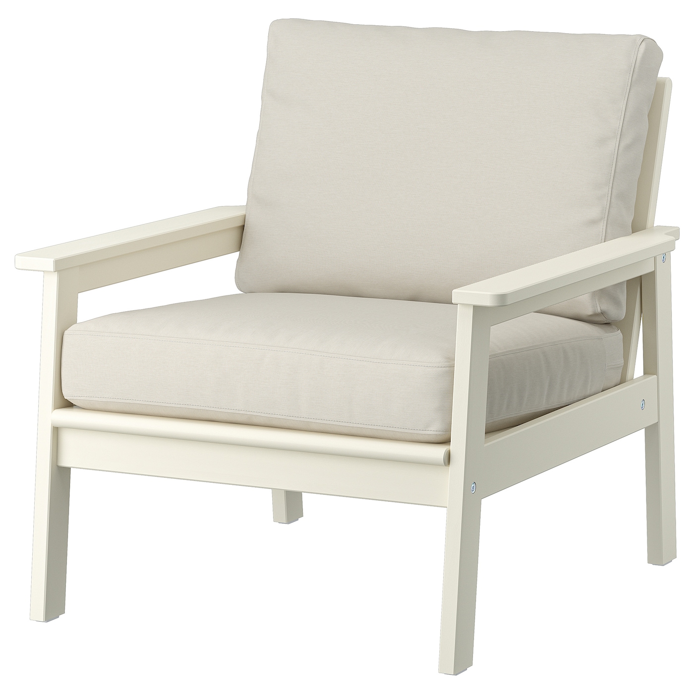 Садовое кресло - BONDHOLMEN IKEA/  БОНДХОЛЬМЕН ИКЕА,  78х77 см, белый
