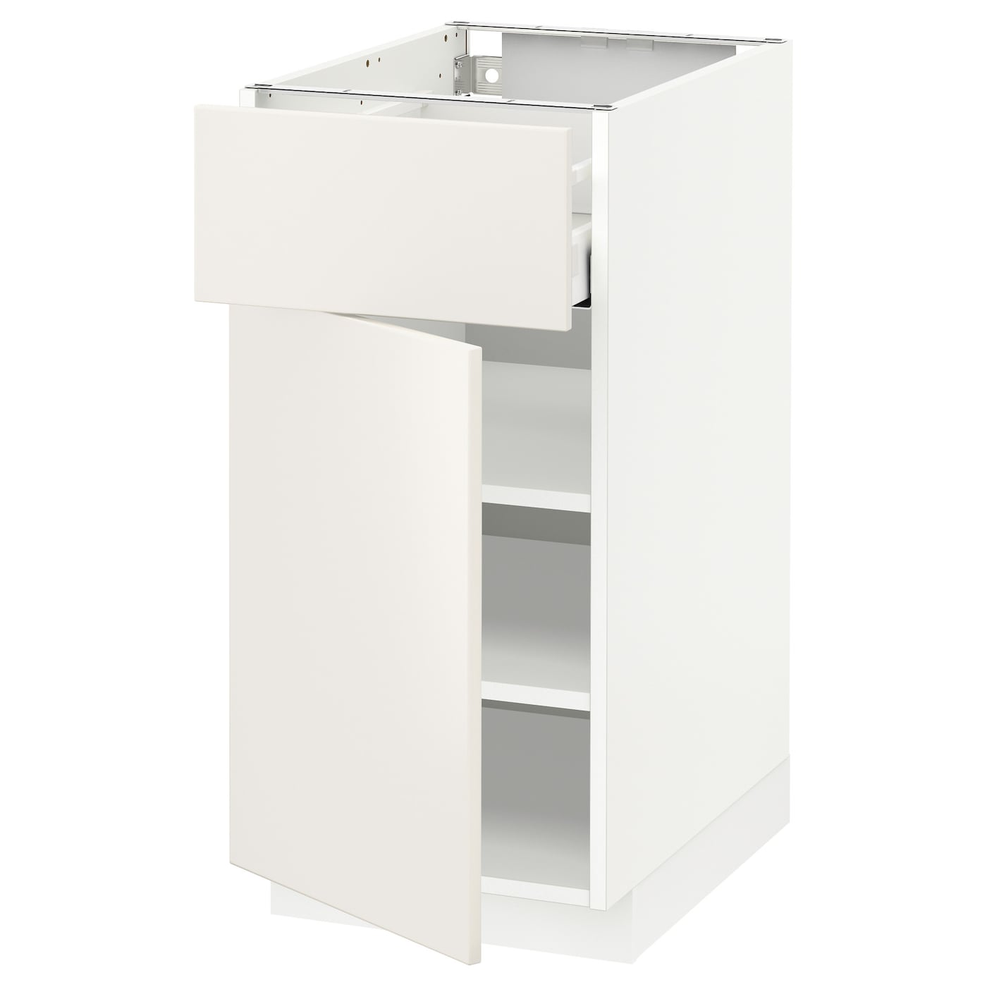 Напольный шкаф - IKEA METOD MAXIMERA, 88x62x40см, белый, МЕТОД МАКСИМЕРА ИКЕА