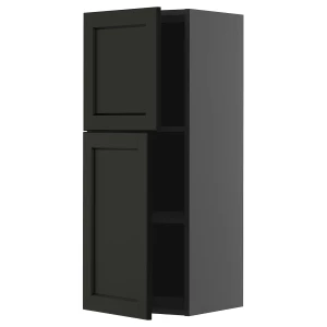 METOD Навесной шкаф с полками/2 дверцы ИКЕА