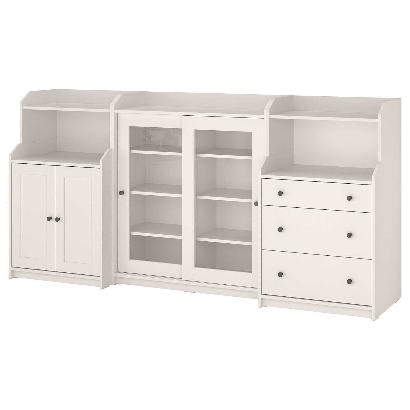 Консольный стол - IKEA HAUGA/ХАУГА ИКЕА, 116х46х244 см, белый