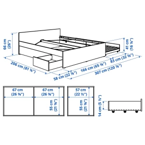 Второе фото. VIHALS Каркас кровати ИКЕА