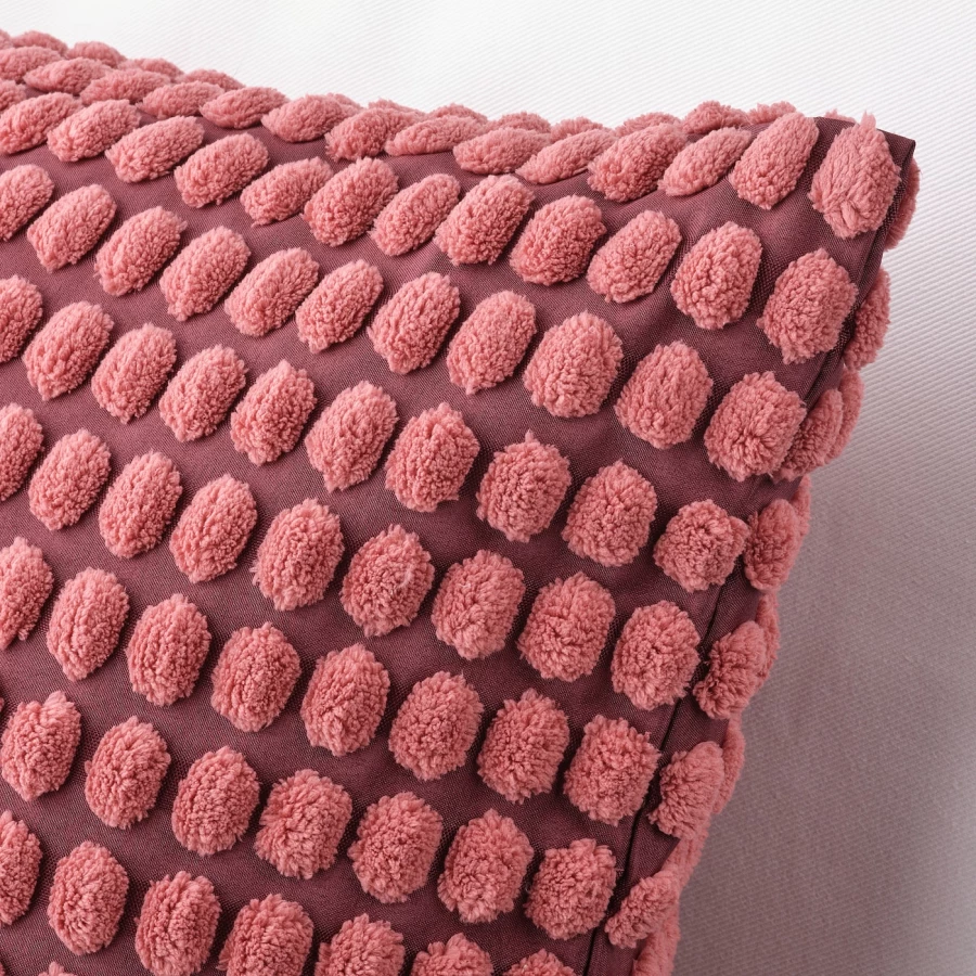 Чехол на подушку - SVARTPOPPEL  IKEA/ СВАРТПОППЕЛ ИКЕА, 50х50 см,  красный (изображение №3)