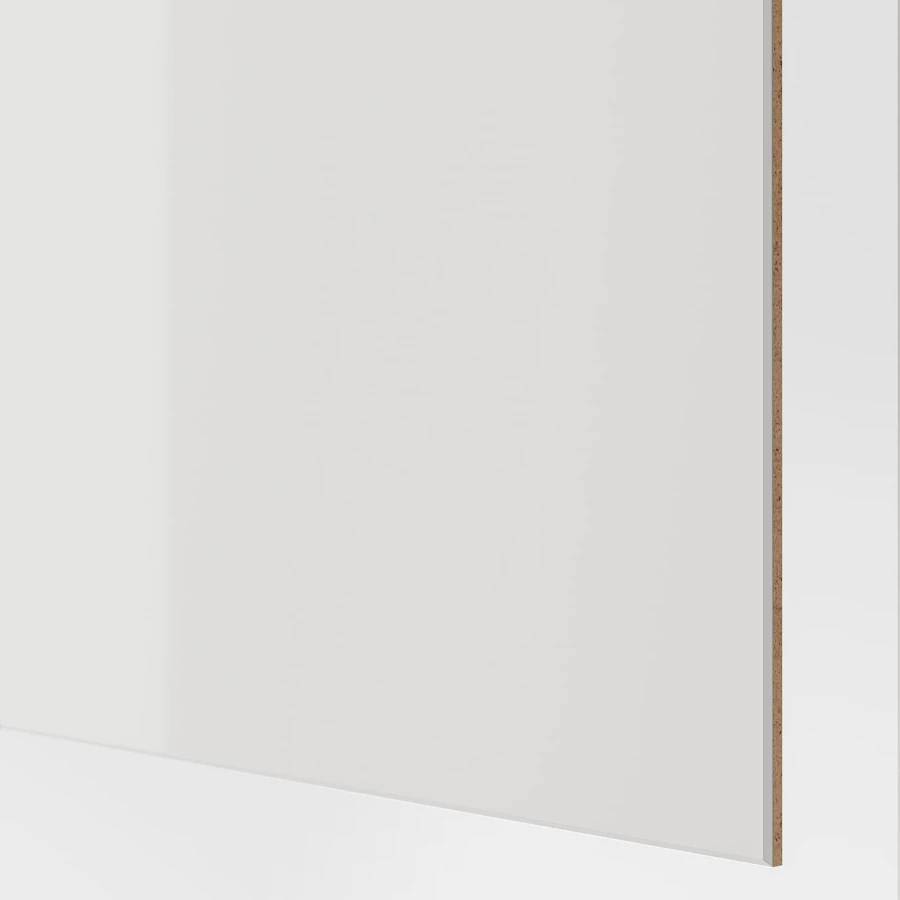 4 панели для коробки раздвижной двери - HOKKSUND IKEA/ ХОККСУНД ИКЕА,  201х100 см, серый (изображение №3)