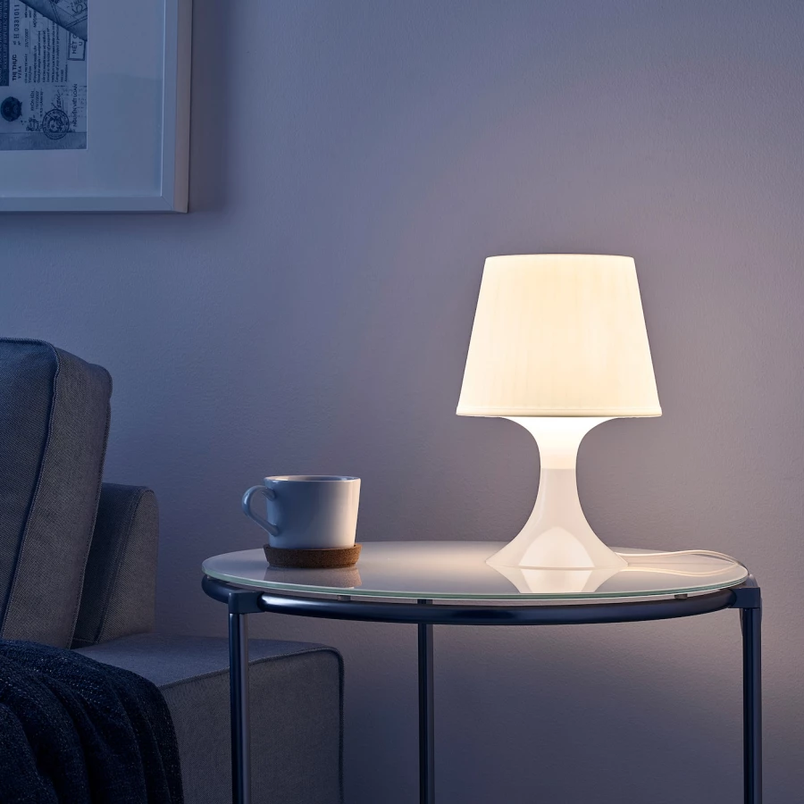 Лампа - LAMPAN IKEA/ ЛАМПАН ИКЕА, 29 см,  белый (изображение №3)