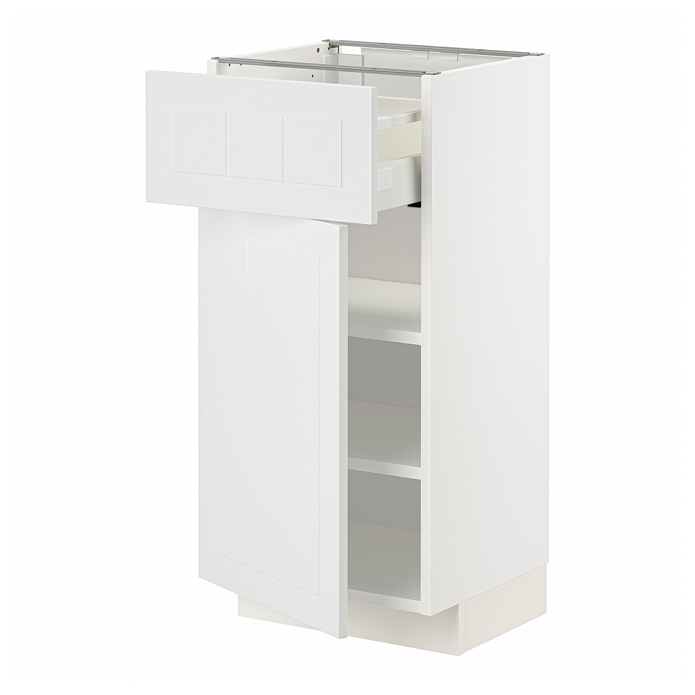 Напольный шкаф - METOD / MAXIMERA IKEA/ МЕТОД/ МАКСИМЕРА ИКЕА,  40х88 см, белый