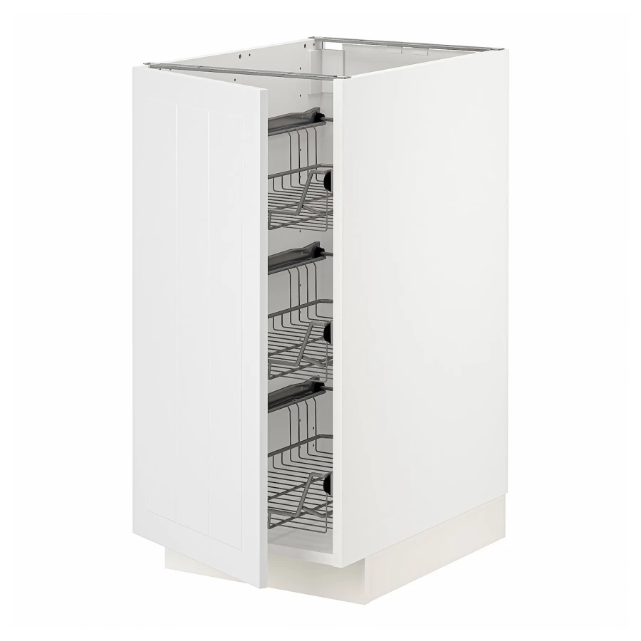 Навесной шкаф - METOD IKEA/ МЕТОД ИКЕА, 88х40 см, белый (изображение №1)