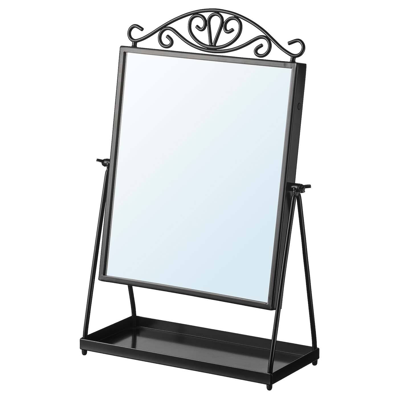 Зеркало - KARMSUND IKEA/ КАРМСУНД ИКЕА, 27х43 см, черный