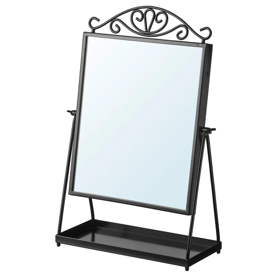 Зеркало - KARMSUND IKEA/ КАРМСУНД ИКЕА, 27х43 см, черный (изображение №1)