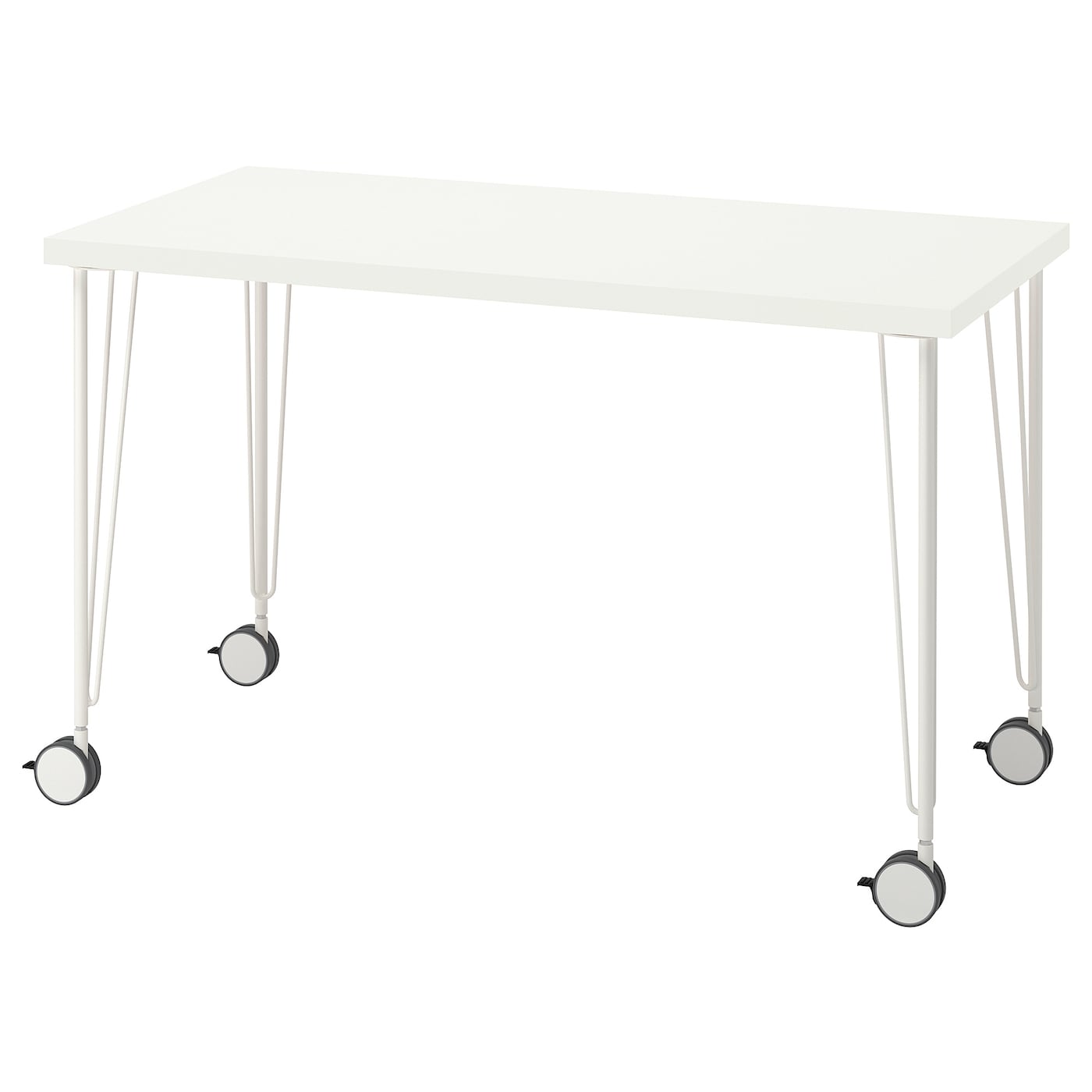 Письменный стол - IKEA LAGKAPTEN/KRILLE, 120х60 см, белый, ЛАГКАПТЕН/КРИЛЛЕ ИКЕА