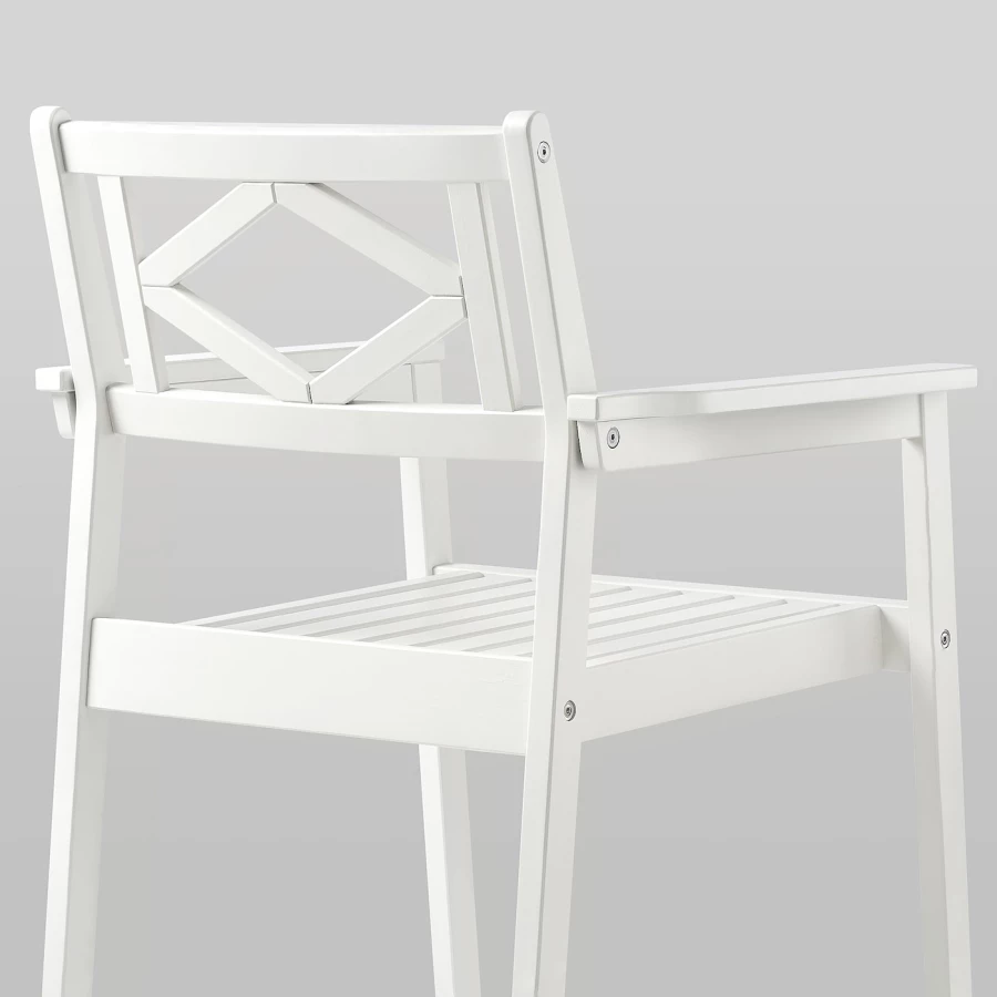 Садовое кресло - BONDHOLMEN IKEA/  БОНДХОЛЬМЕН ИКЕА,  83х63 см, белый (изображение №2)