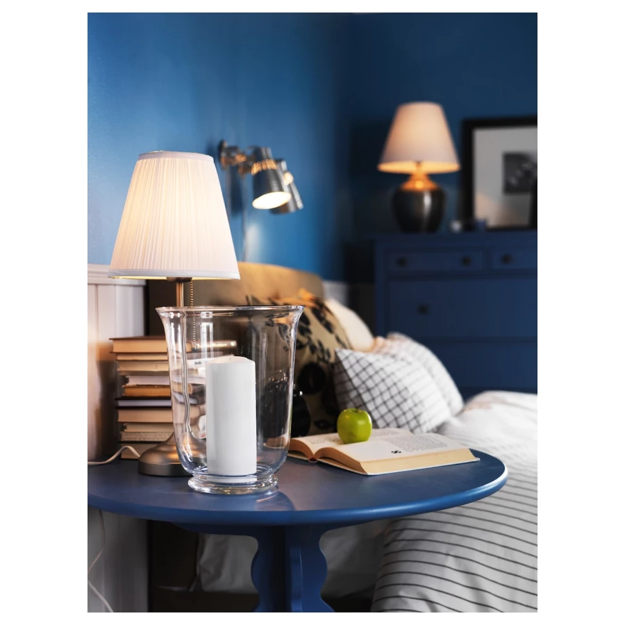 Лампа - ÅRSTID /АRSTID IKEA/ ОРСТИД ИКЕА,  55 см,  белый (изображение №4)