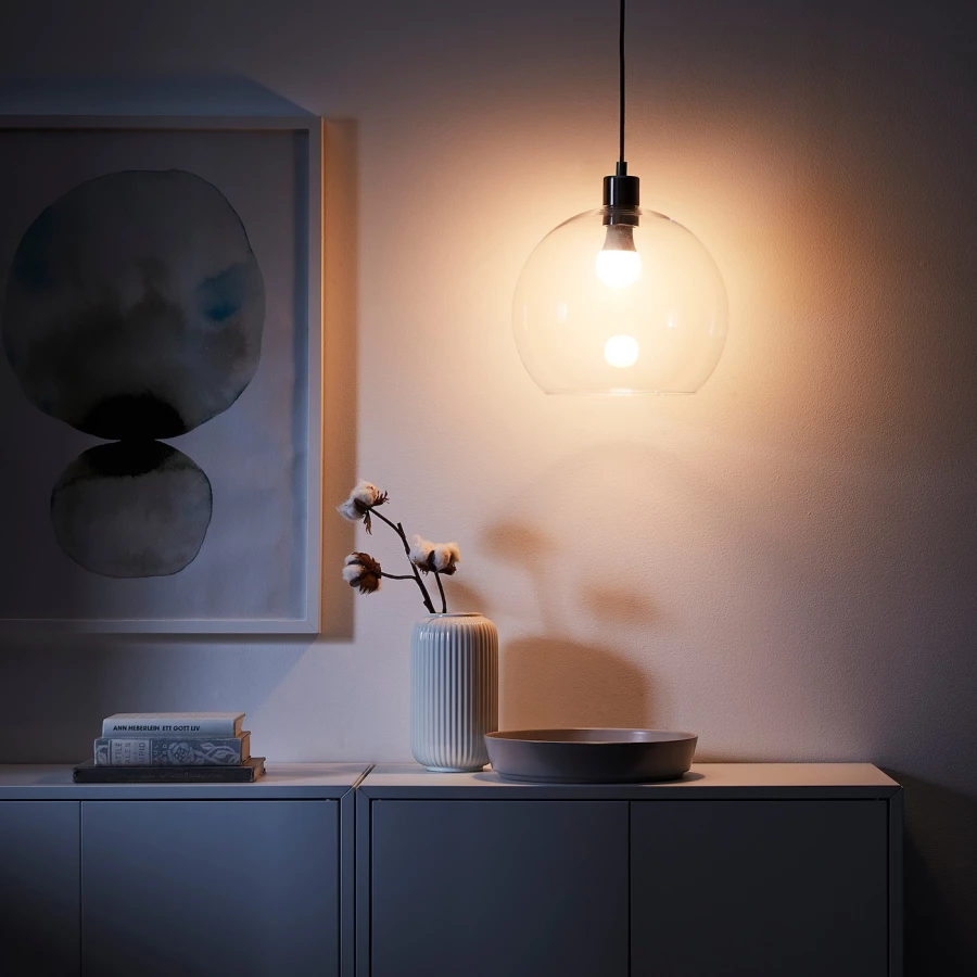 Светодиодная лампа - TRÅDFRI /TRАDFRI  IKEA/ ТРОДФРИ ИКЕА, 60 мм,  белый (изображение №3)