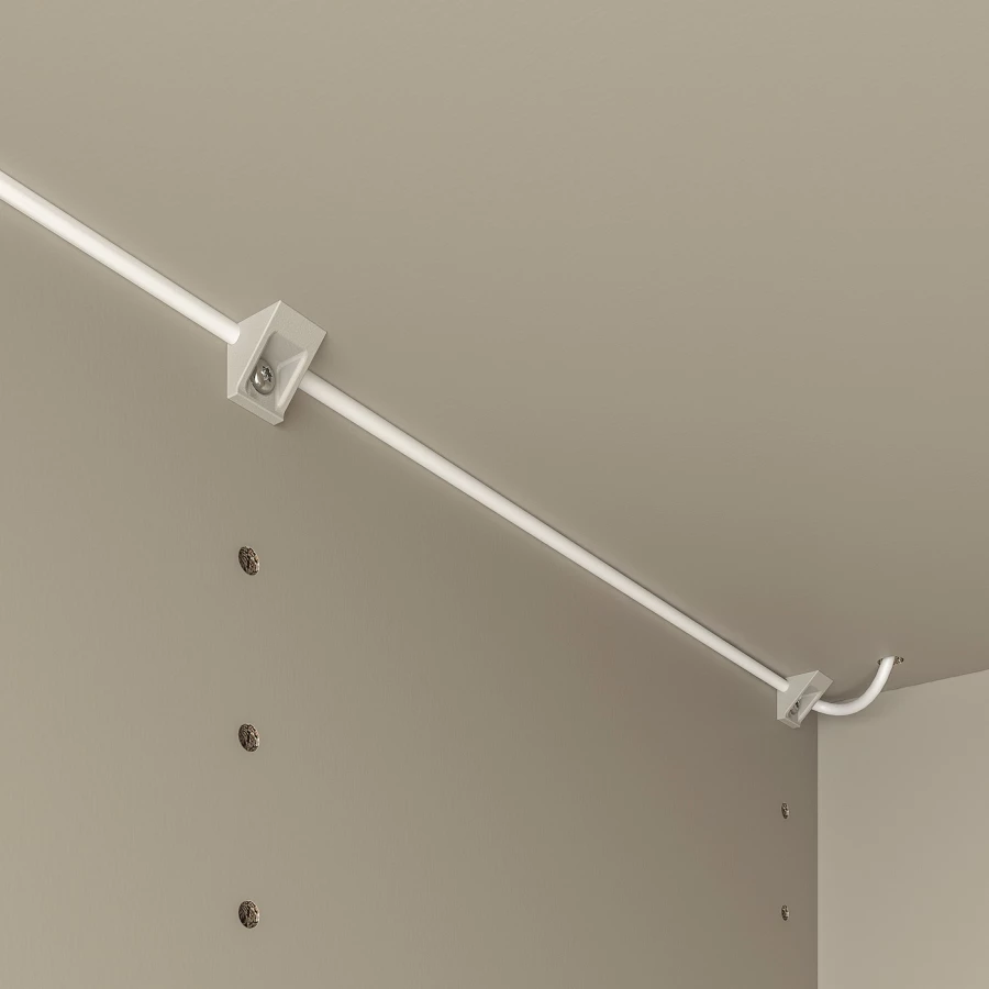 Светодиодное освещение шкафа с датчиком - IKEA ÖVERSIDAN/OVERSIDAN/ОВЕРСИДАН ИКЕА, 71 см, серый (изображение №9)
